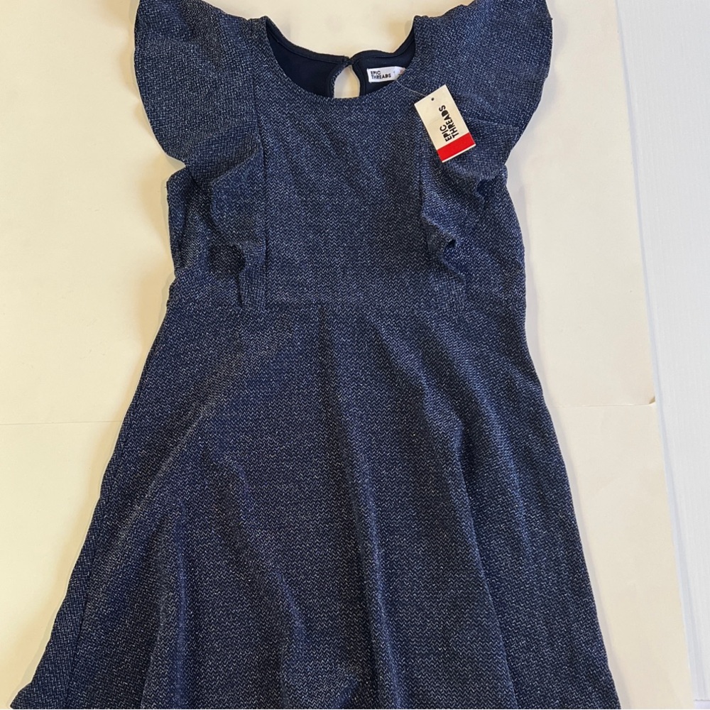 New girls Navy Blue Dress in size x-large
